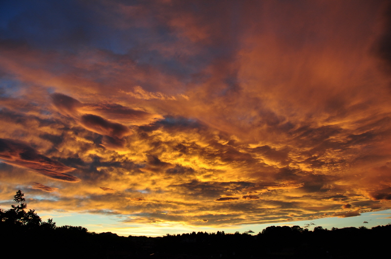 Tramonto infuocato